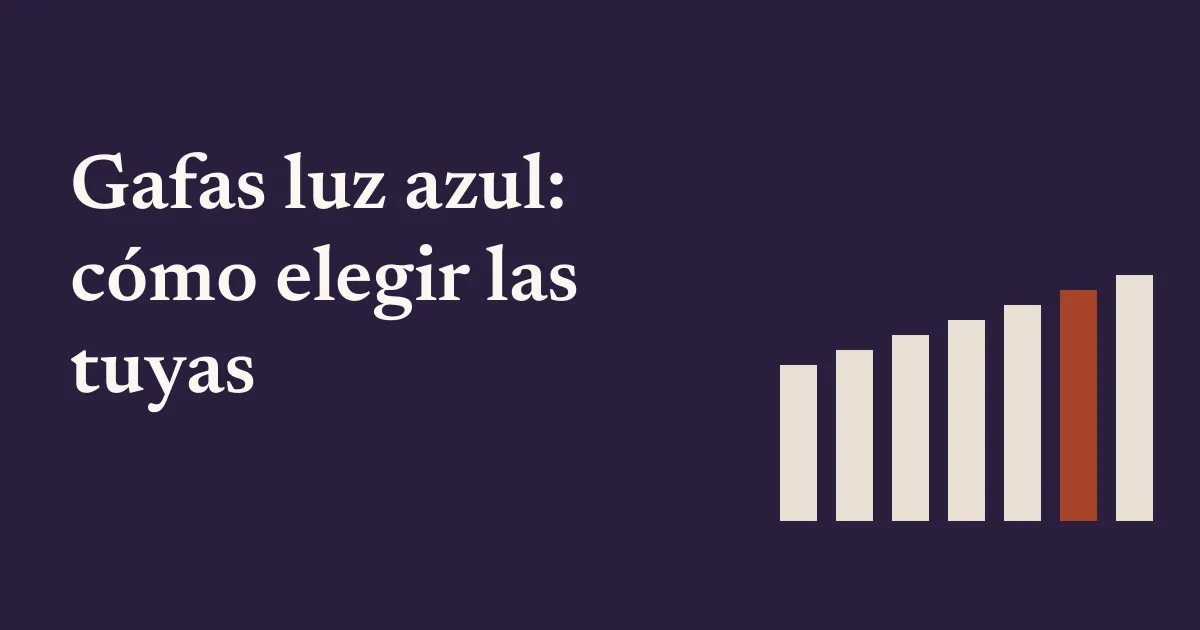 Gafas luz azul de la comparativa: modelo de montura negra, primero de nuestra lista